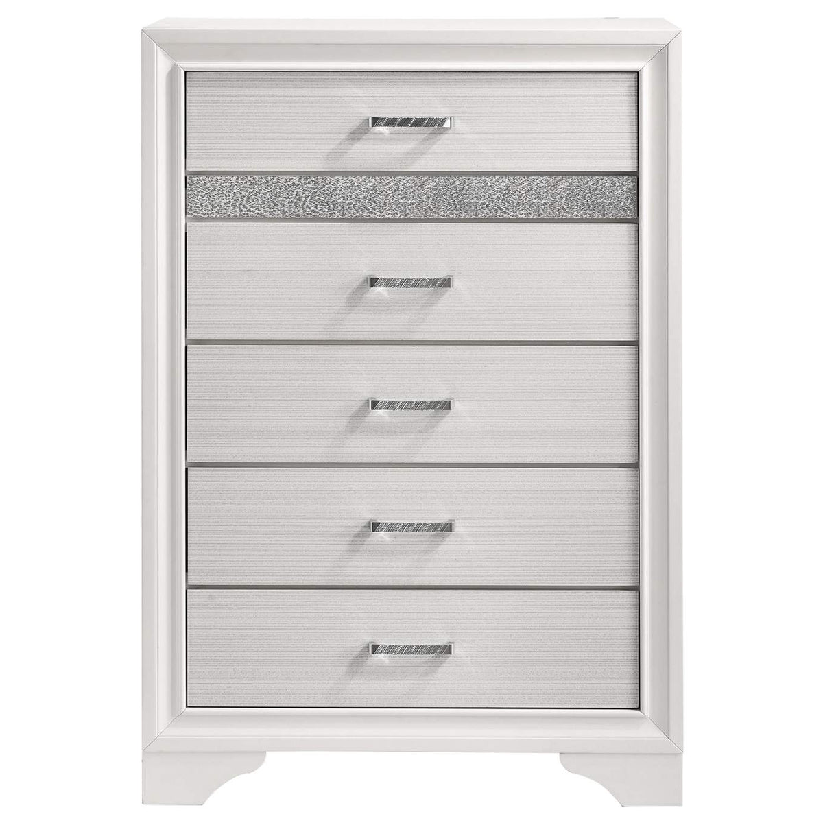205115 Miranda 6-drawer Bedroom Chest White