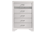 205115 Miranda 6-drawer Bedroom Chest White