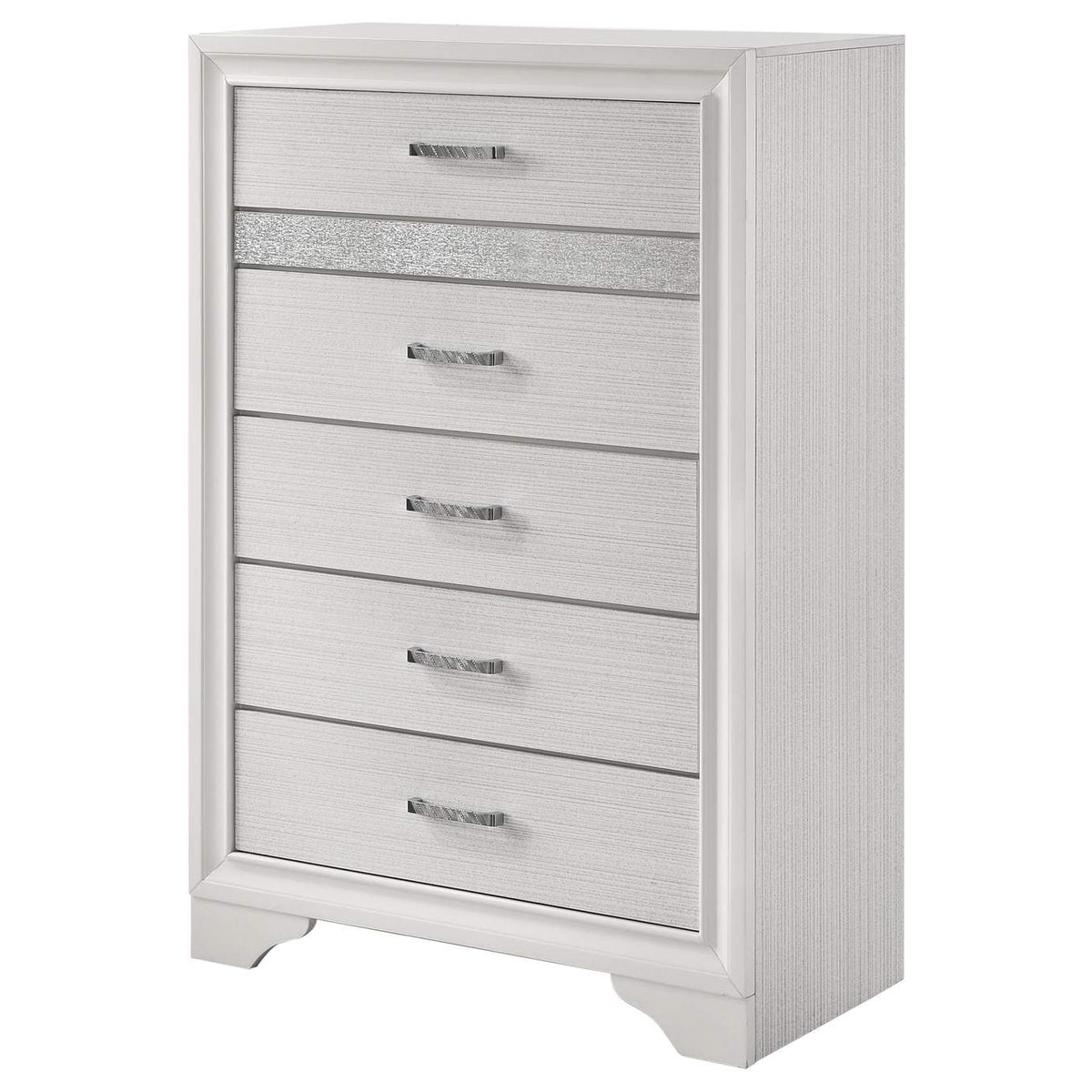 205115 Miranda 6-drawer Bedroom Chest White