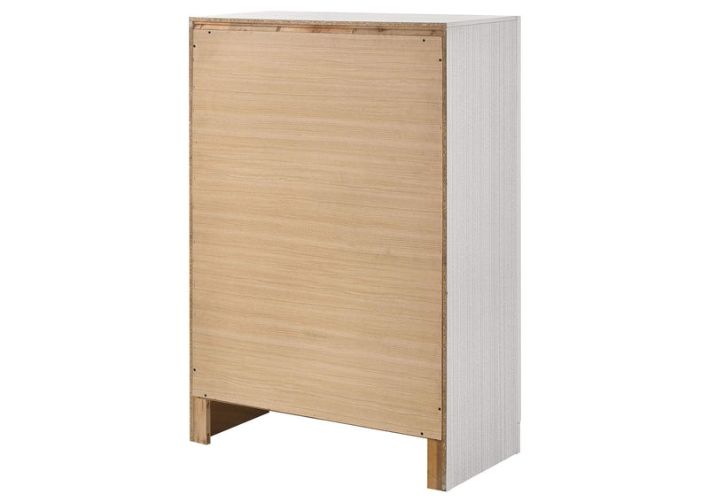 205115 Miranda 6-drawer Bedroom Chest White