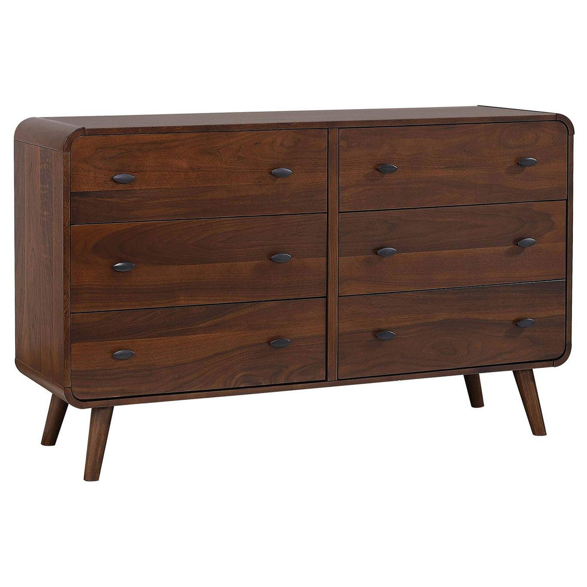 205131F-S5 Robyn 5-piece Full Bedroom Set Dark Walnut