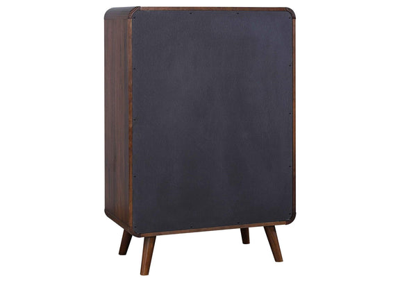 205131F-S5 Robyn 5-piece Full Bedroom Set Dark Walnut