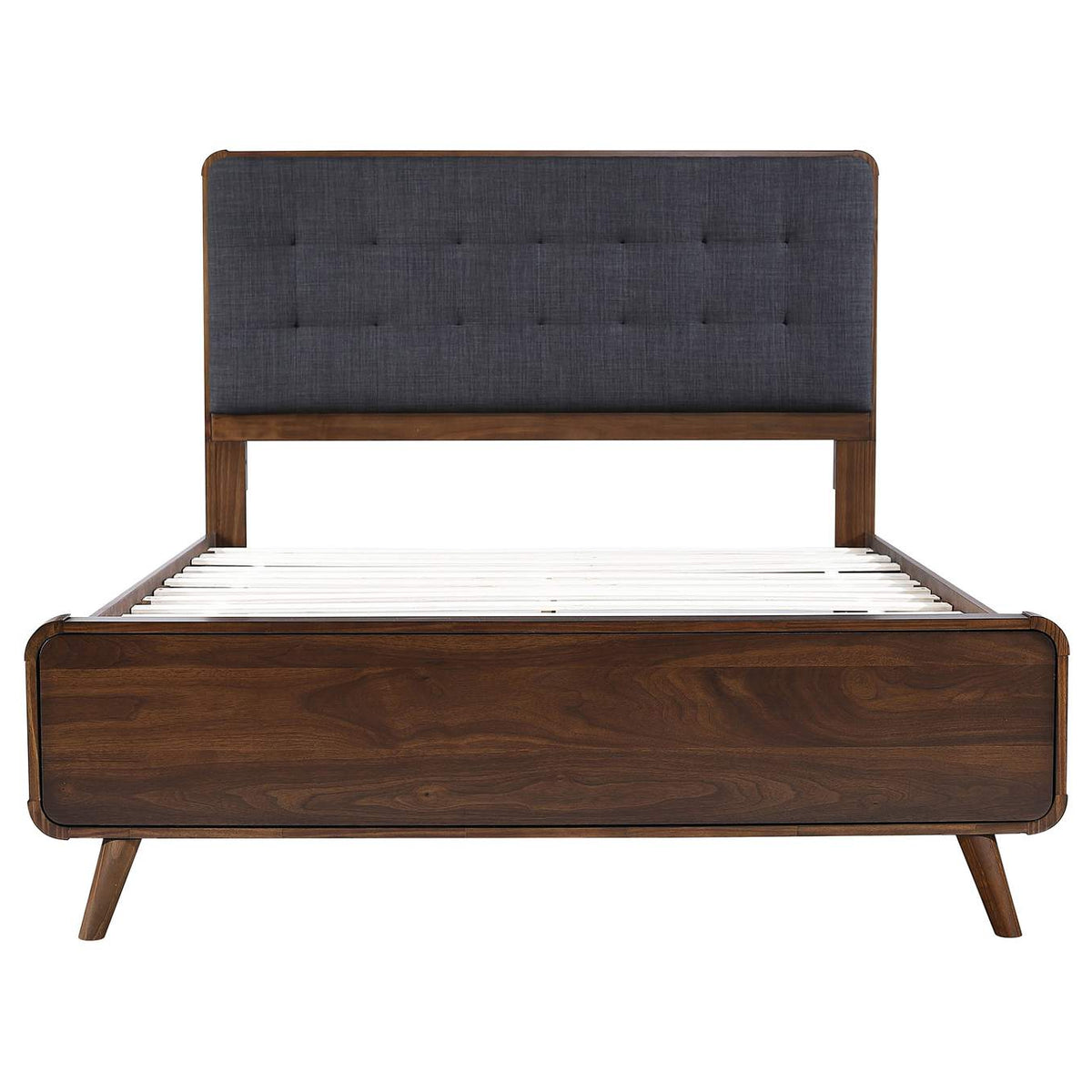 205131F Robyn Wood Full Platform Bed Dark Walnut