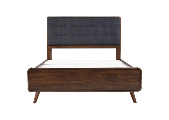 205131F Robyn Wood Full Platform Bed Dark Walnut