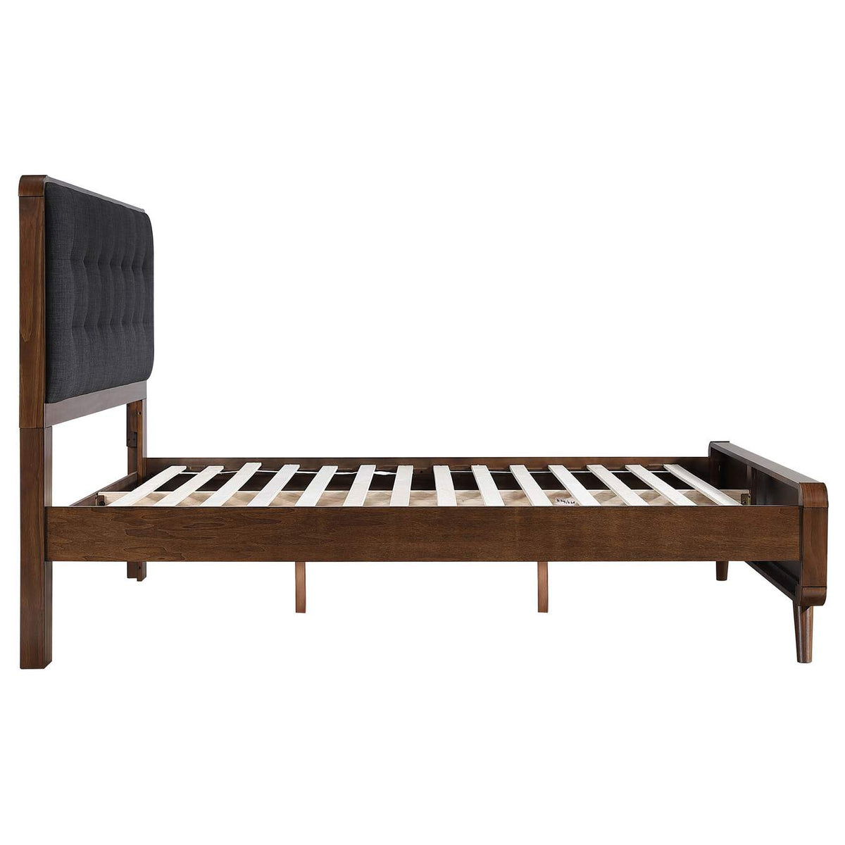 205131F Robyn Wood Full Platform Bed Dark Walnut