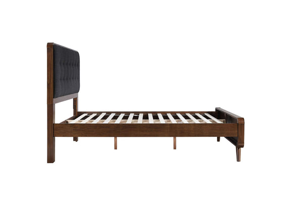 205131F Robyn Wood Full Platform Bed Dark Walnut