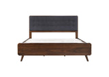 205131KE Robyn Wood Eastern King Platform Bed Dark Walnut