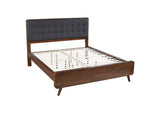 Robyn Wood California King Platform Bed Dark Walnut