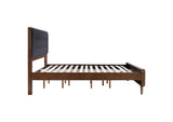205131KW Robyn Wood California King Platform Bed Dark Walnut