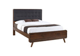 205131Q Robyn Wood Queen Platform Bed Dark Walnut