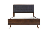 205131Q Robyn Wood Queen Platform Bed Dark Walnut