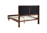 205131Q Robyn Wood Queen Platform Bed Dark Walnut