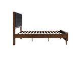 205131Q Robyn Wood Queen Platform Bed Dark Walnut
