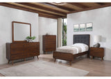 205131T-S5 Robyn 5-piece Twin Bedroom Set Dark Walnut