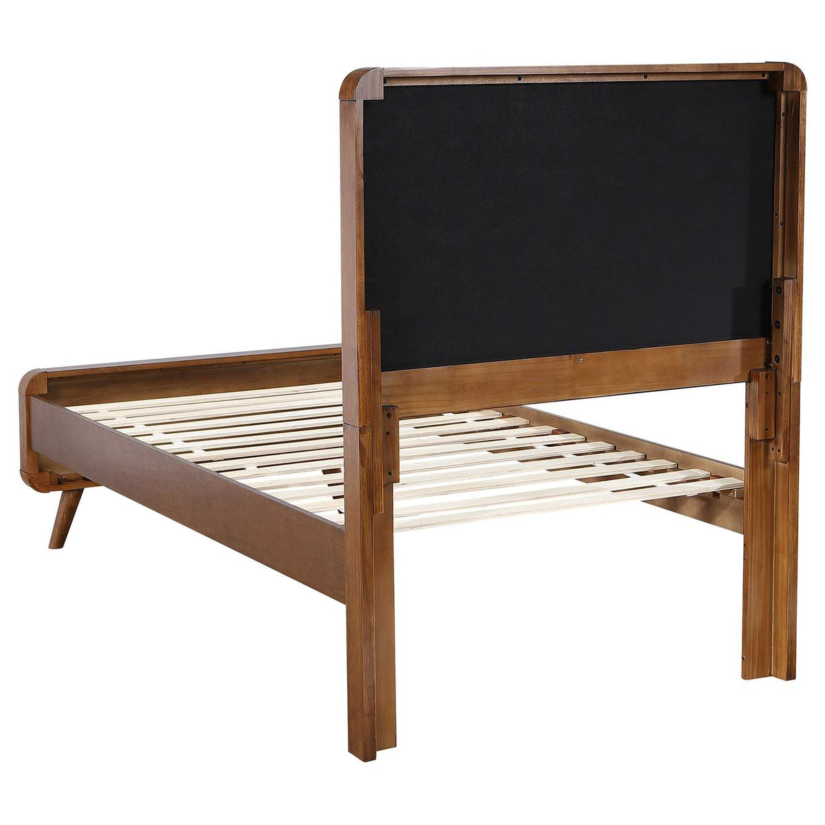 205131T Robyn Wood Twin Platform Bed Dark Walnut