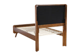 205131T Robyn Wood Twin Platform Bed Dark Walnut
