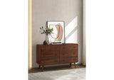 205133 Robyn 6-drawer Bedroom Dresser Dark Walnut