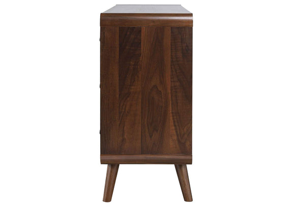 205133 Robyn 6-drawer Bedroom Dresser Dark Walnut