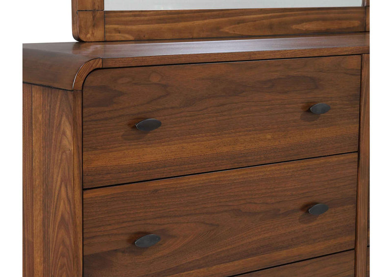 205133 Robyn 6-drawer Bedroom Dresser Dark Walnut
