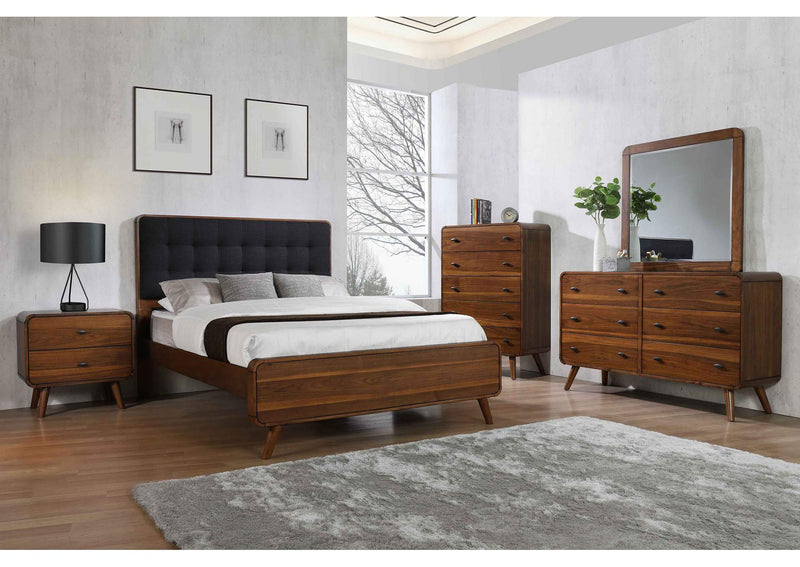 205133 Robyn 6-drawer Bedroom Dresser Dark Walnut