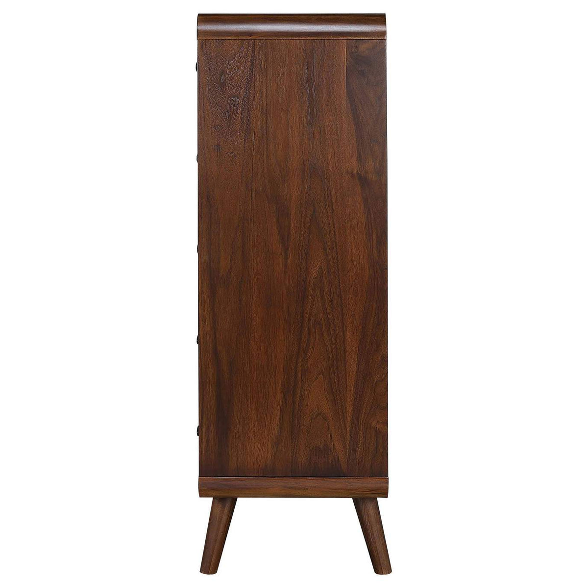 205135 Robyn 5-drawer Bedroom Chest of Drawers Dark Walnut
