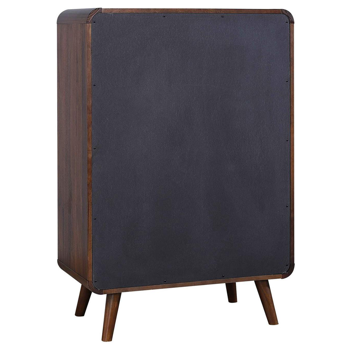 205135 Robyn 5-drawer Bedroom Chest of Drawers Dark Walnut