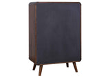205135 Robyn 5-drawer Bedroom Chest of Drawers Dark Walnut