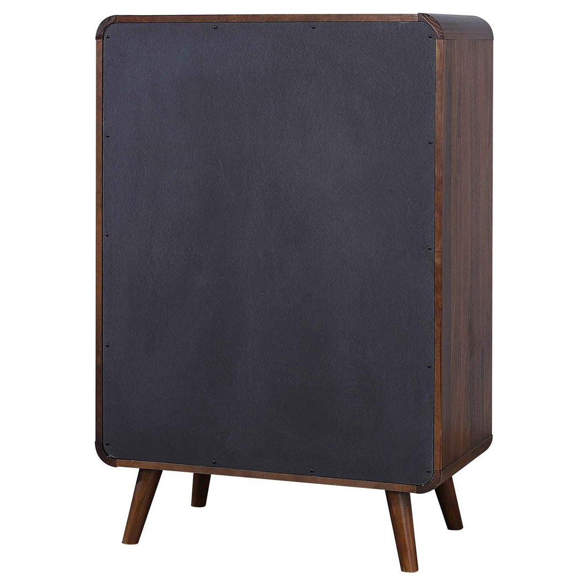 205135 Robyn 5-drawer Bedroom Chest of Drawers Dark Walnut