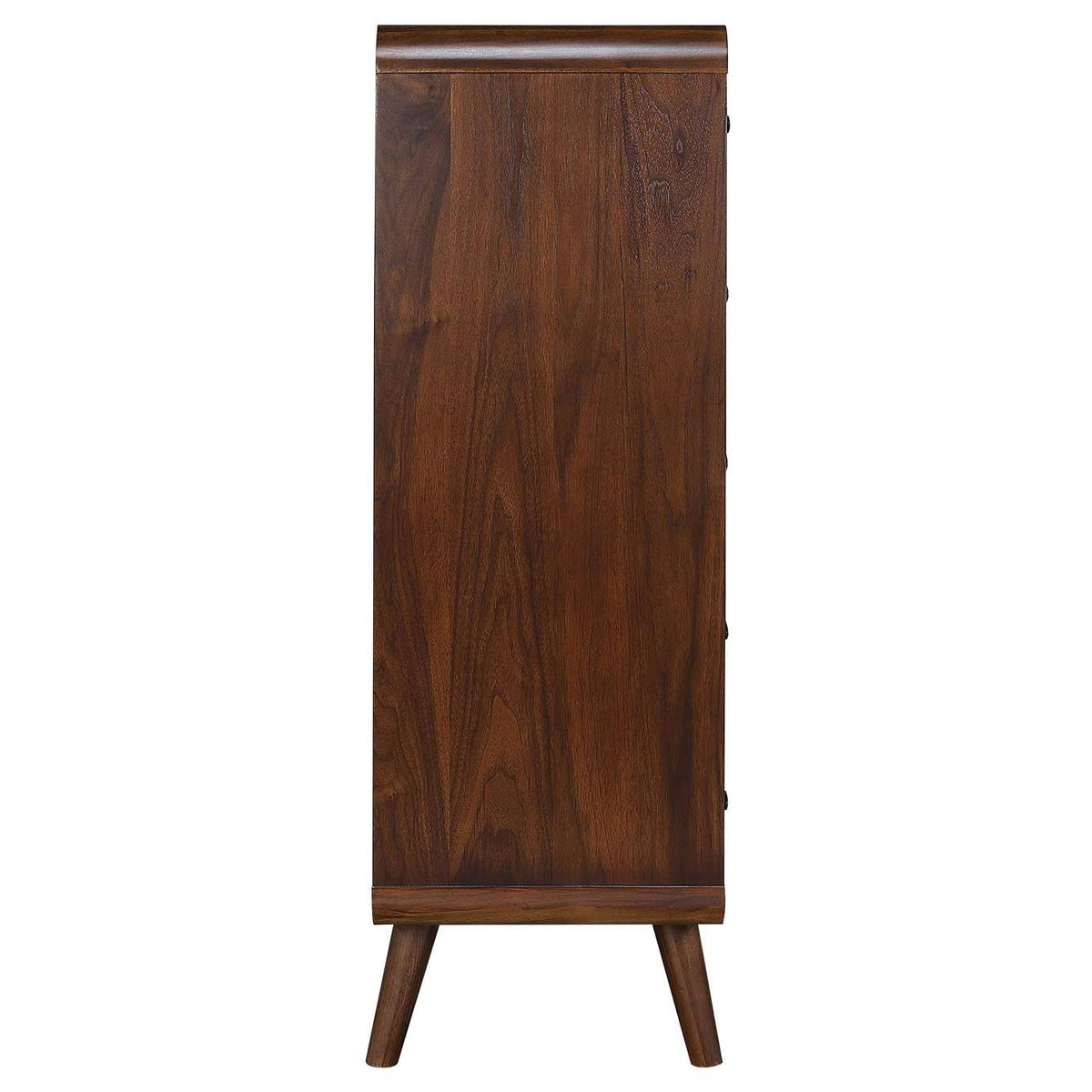 205135 Robyn 5-drawer Bedroom Chest of Drawers Dark Walnut