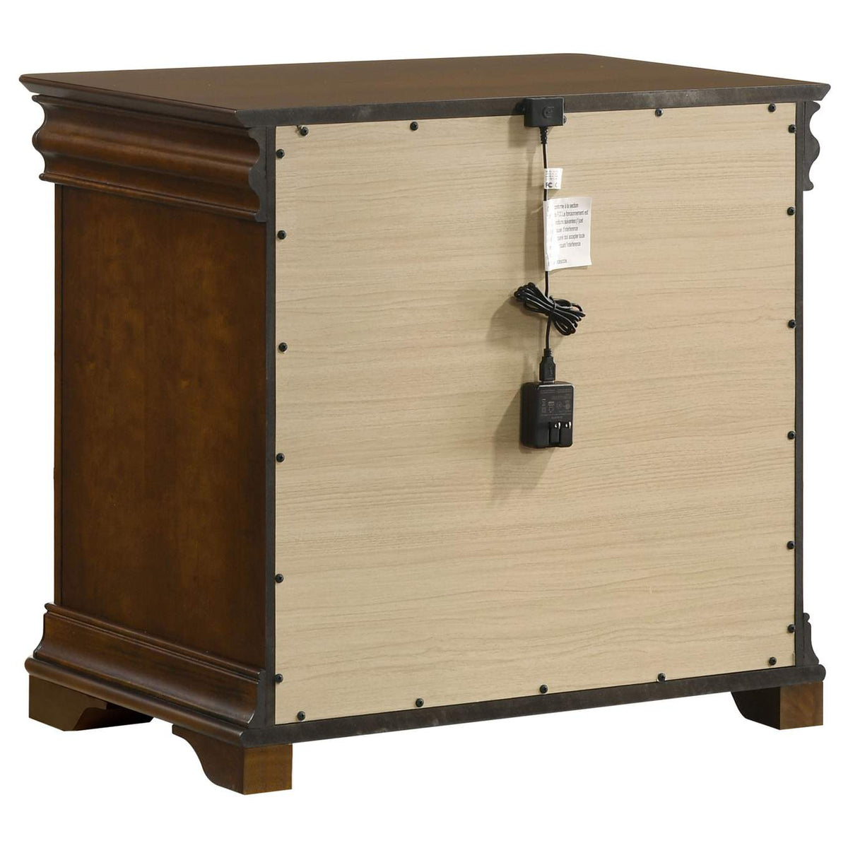 205301KE-S4 Garland 4-piece Eastern King Bedroom Set Brown Cherry