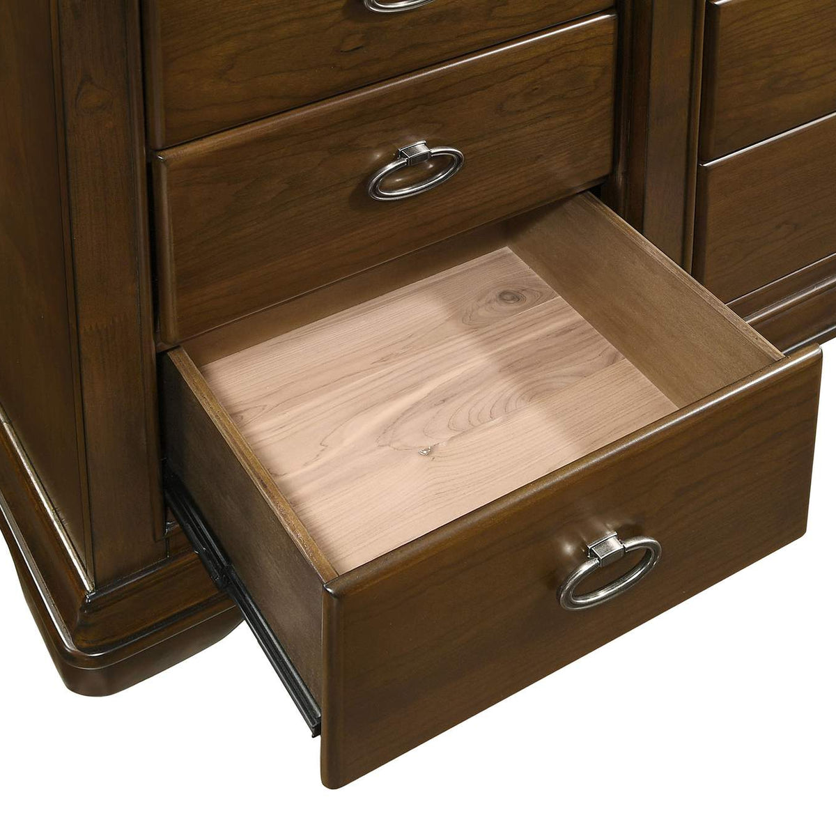 205301KE-S4 Garland 4-piece Eastern King Bedroom Set Brown Cherry