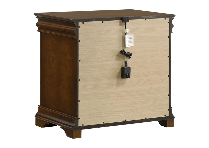 205301KE-S5 Garland 5-piece Eastern King Bedroom Set Brown Cherry
