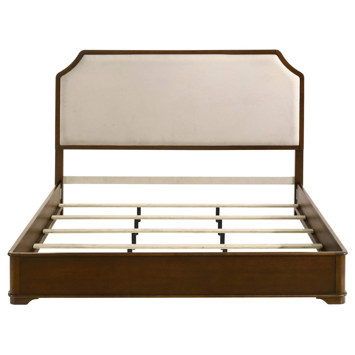 205301KE Garland 58-inch Eastern King Panel Bed Cream Brown Cherry