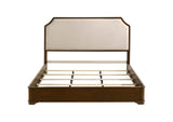 205301KE Garland 58-inch Eastern King Panel Bed Cream Brown Cherry