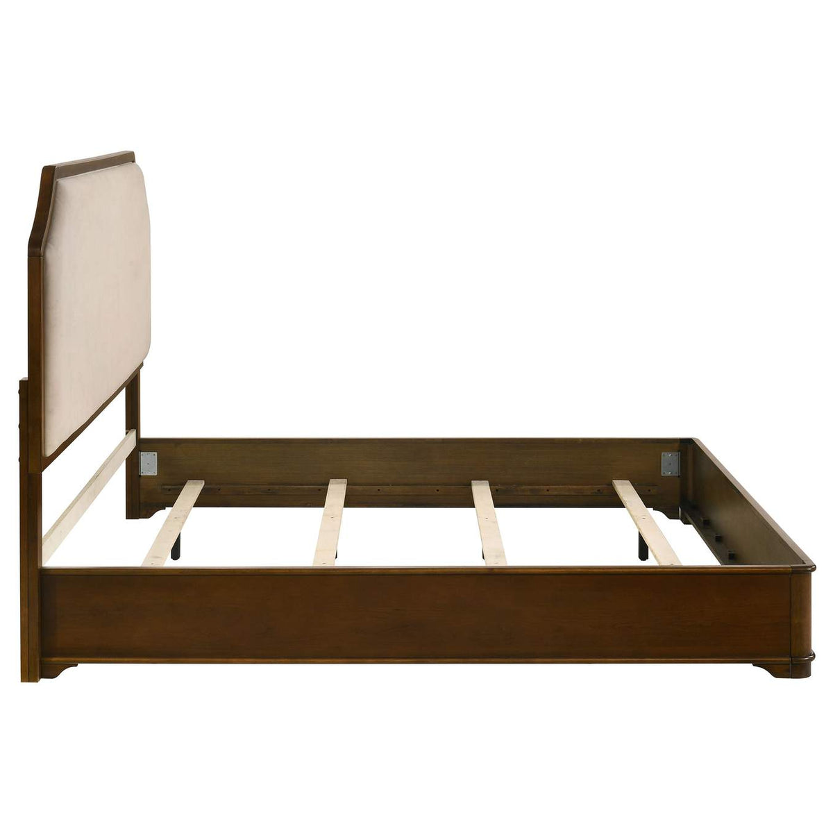 205301KE Garland 58-inch Eastern King Panel Bed Cream Brown Cherry