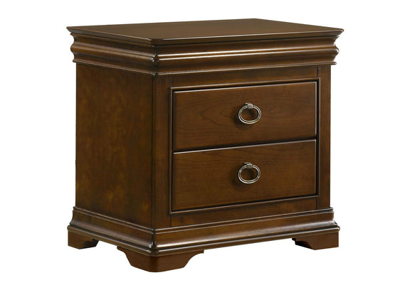 205301Q-S5 Garland 5-piece Queen Bedroom Set Brown Cherry