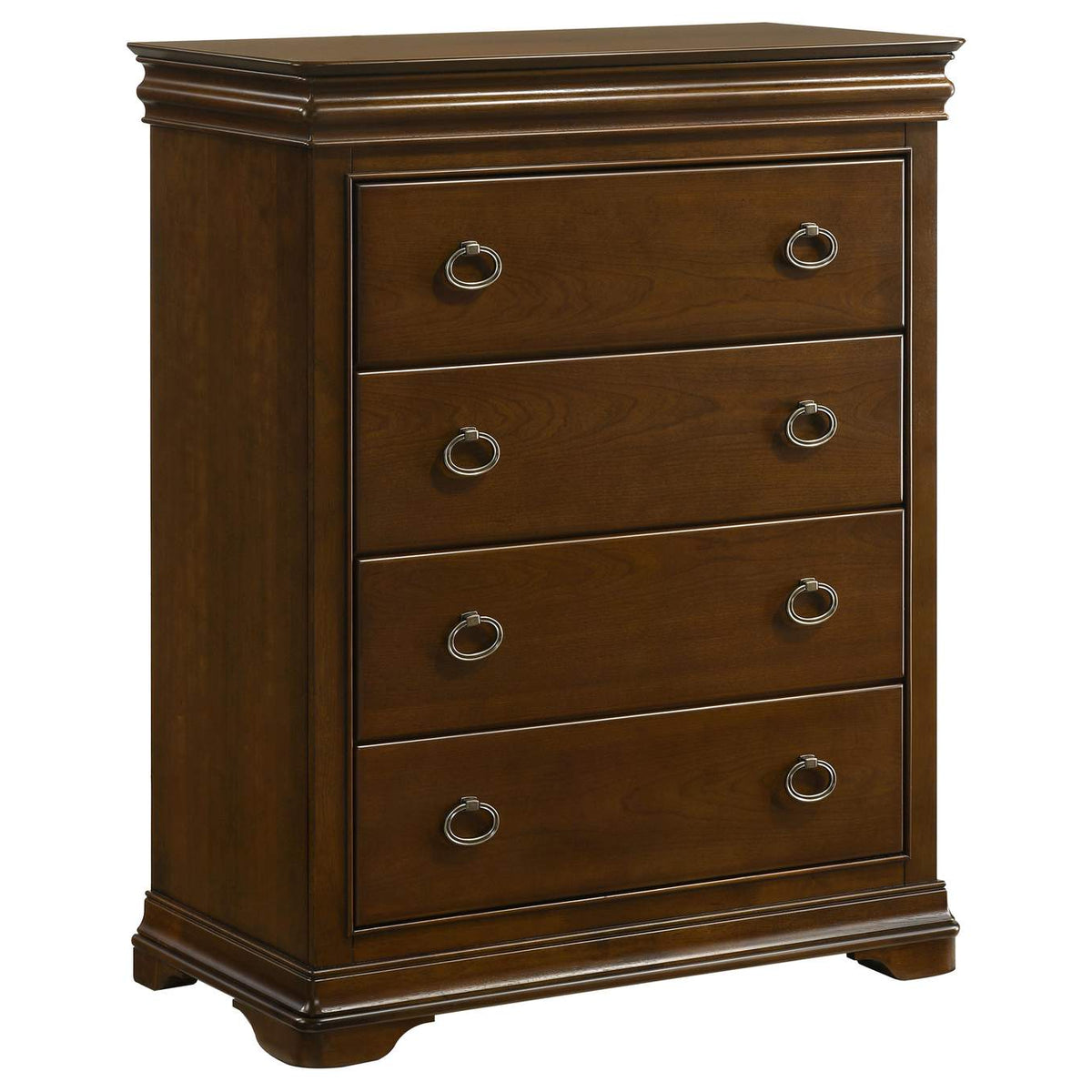 205301Q-S5 Garland 5-piece Queen Bedroom Set Brown Cherry