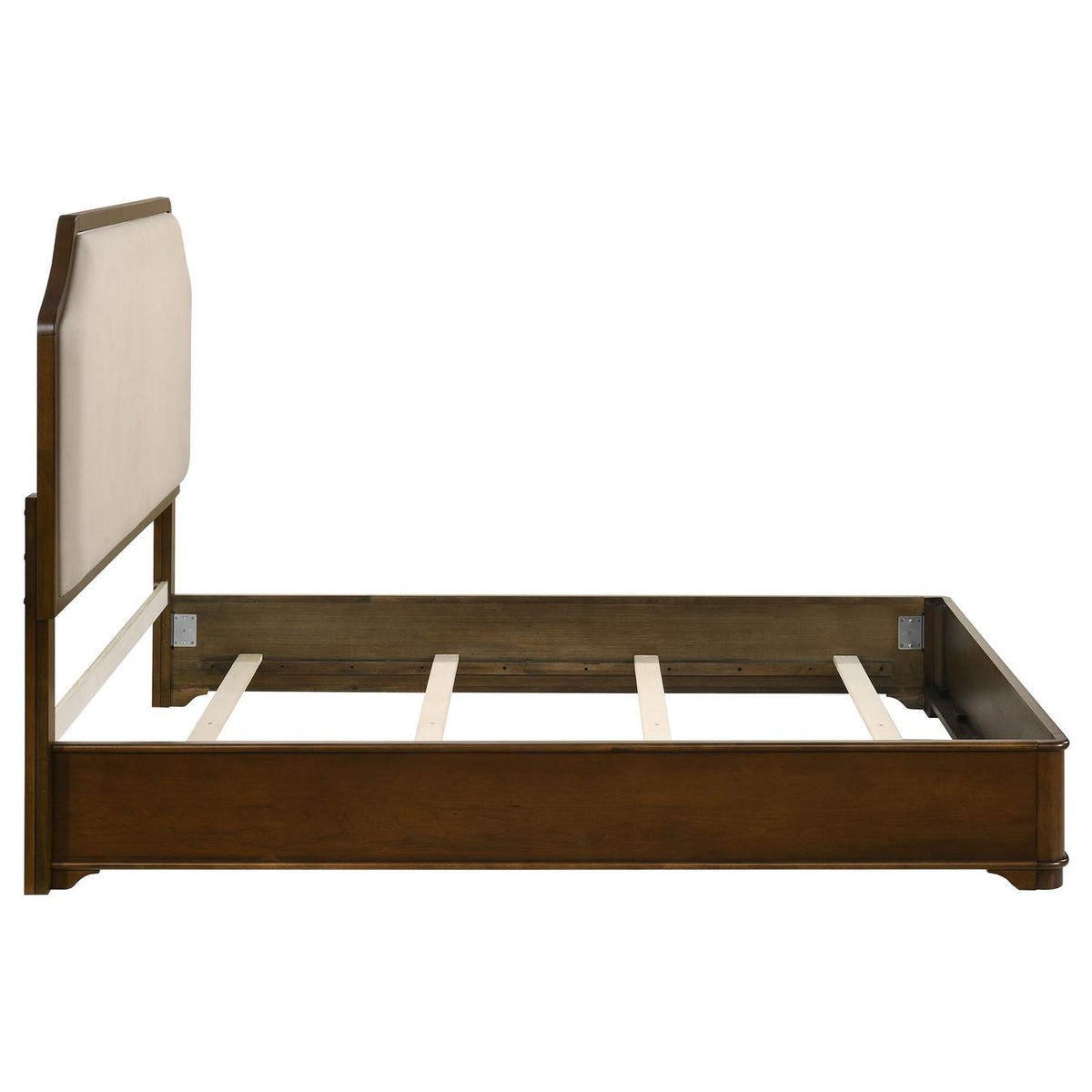 205301Q Garland 58-inch Queen Panel Bed Cream and Brown Cherry