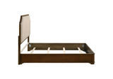 205301Q Garland 58-inch Queen Panel Bed Cream and Brown Cherry