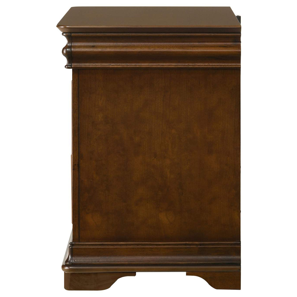 205302 Garland 2-drawer Nightstand Bedside Table Brown Cherry