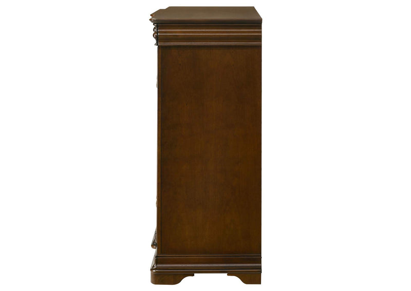 205303 Garland 9-drawer Bedroom Dresser Cabinet Brown Cherry