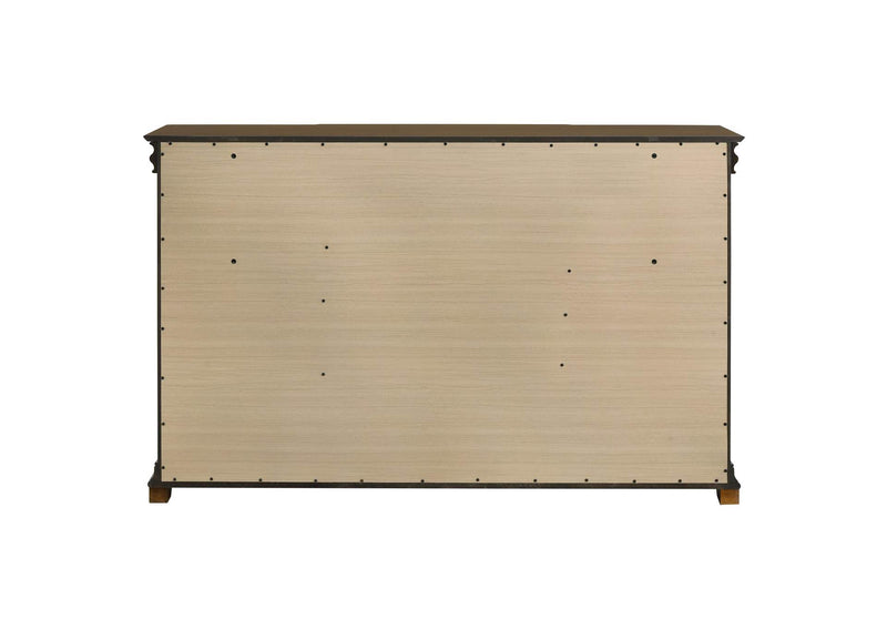 205303 Garland 9-drawer Bedroom Dresser Cabinet Brown Cherry
