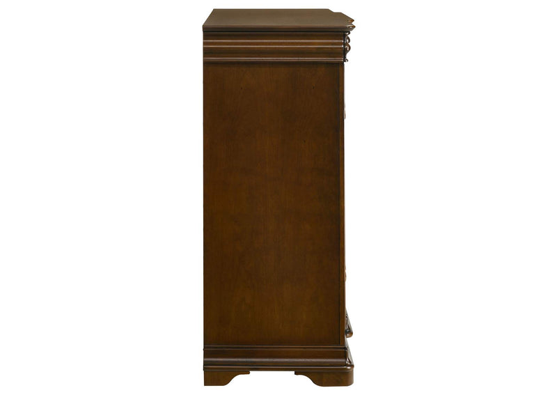 205303 Garland 9-drawer Bedroom Dresser Cabinet Brown Cherry