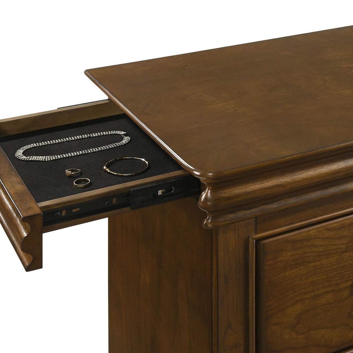 205303 Garland 9-drawer Bedroom Dresser Cabinet Brown Cherry