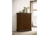 205305 Garland 4-drawer Bedroom Chest of Drawers Brown Cherry