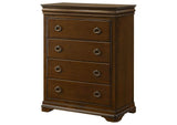 205305 Garland 4-drawer Bedroom Chest of Drawers Brown Cherry