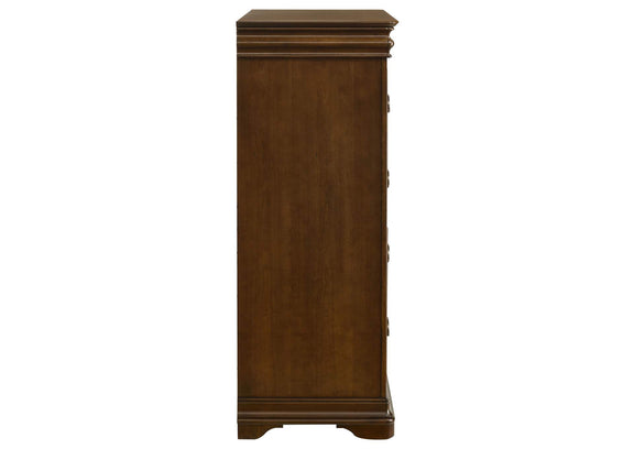 205305 Garland 4-drawer Bedroom Chest of Drawers Brown Cherry
