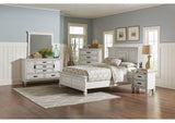 Franco 5-piece Queen Bedroom Set Distressed White