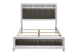 205891KE-S4 Barzini 4-piece Eastern King Bedroom Set White