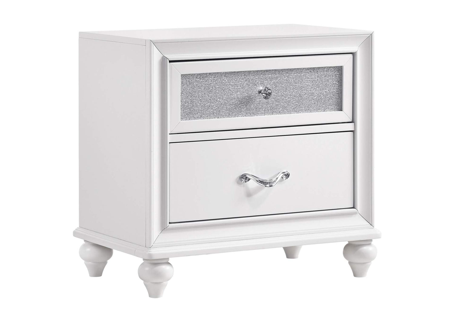 205892 Barzini 2-drawer Nightstand White